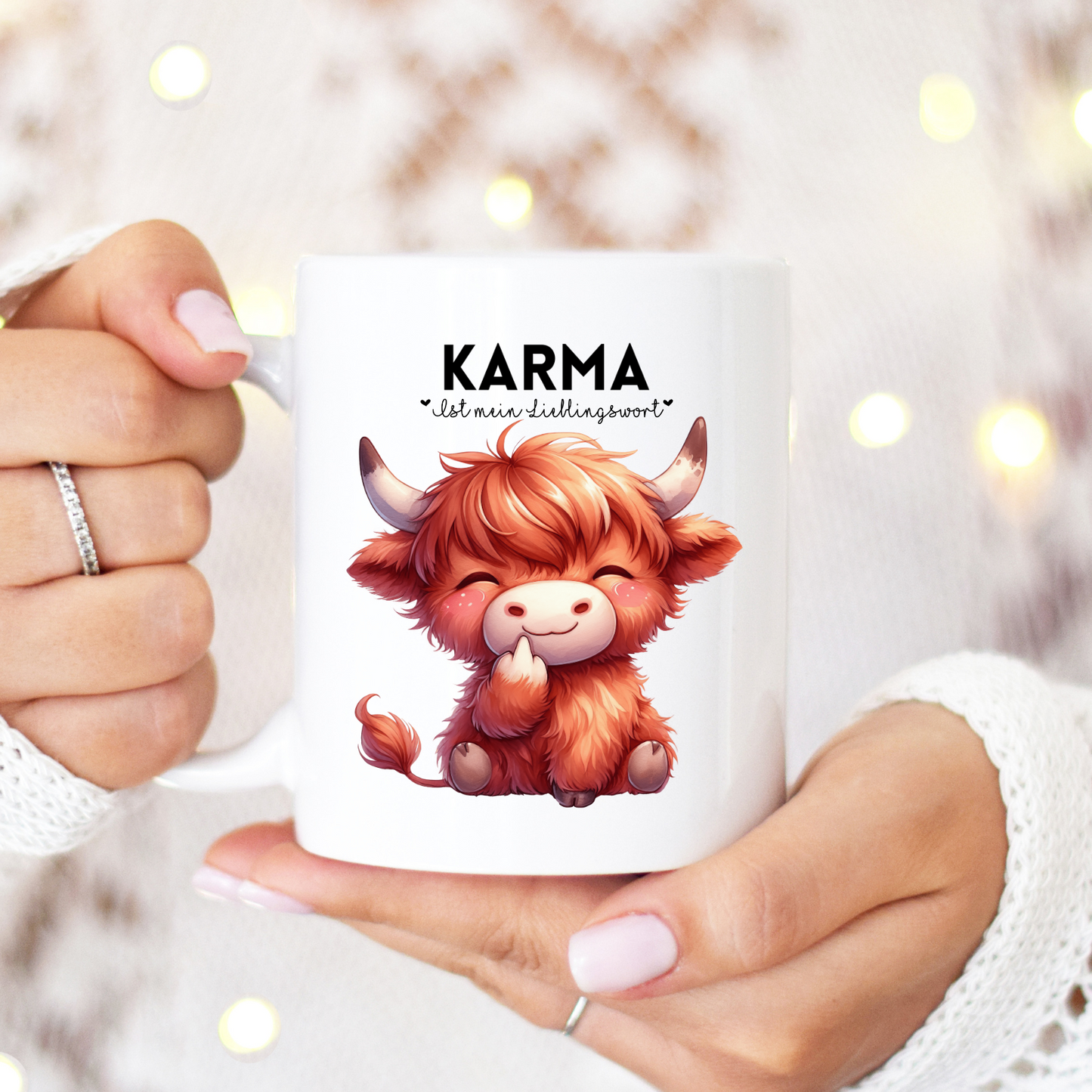 Karma Ist Mein Lieblingswort Kuh Susi Tasse