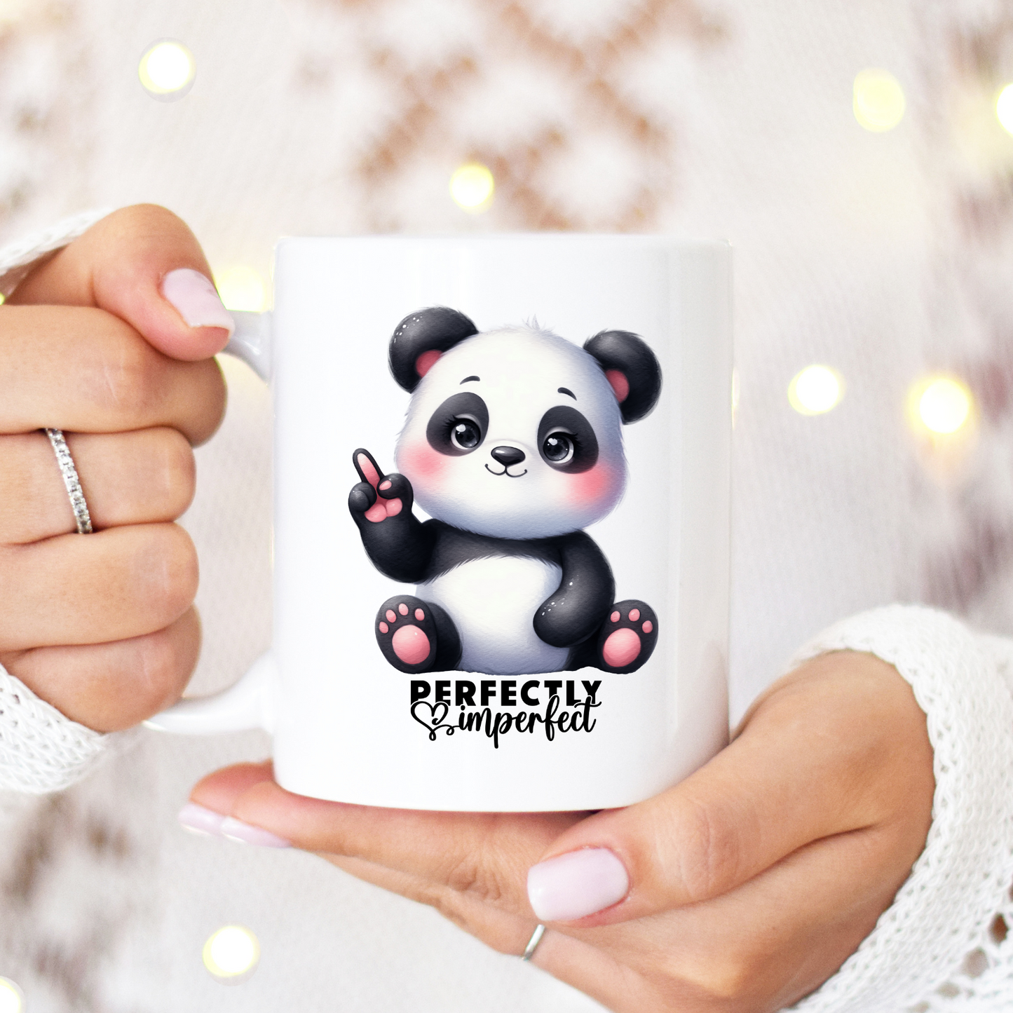 Perfectly Imperfect Panda Balu Tasse